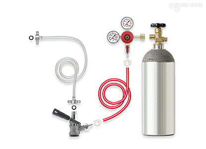 8 Quart Coil Box Hookup with CO2 Cylinder - 15618