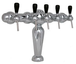 3545 Monaco, Chrome European Imported Tee Tower, 5 Products - 3545