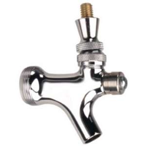 4006 Self Closing Free Flow Chrome Faucet - 4006