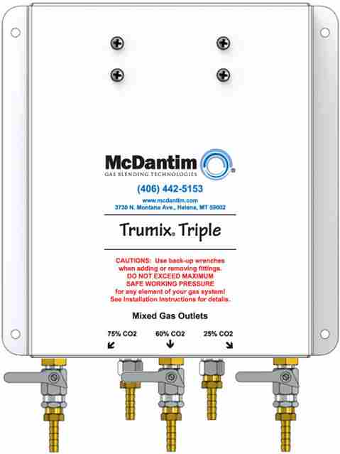 6303 McDantim Triple Gas Beer Blender- 6303