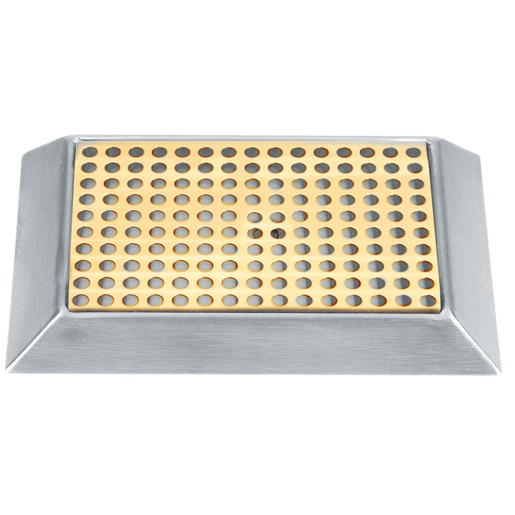 9in Bevel Edge S/S PVD Brass Drip Tray - 8819