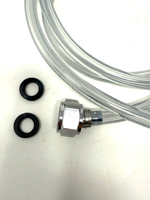 6ft 3/16 ID jumper one coupling - 1808