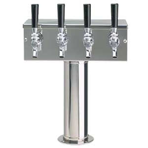 4 Product Glycol Tee Tower  Stainless Steel 1132