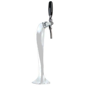 3324 Frosted Ice Cobra - Ice Frosted Tower - Glycol Cooled - 1 Faucet - 3321