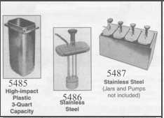 Complete 4 Flavor syrup pump assembly - 5488