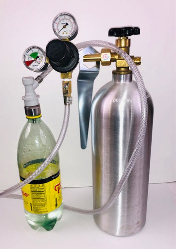 Soda Carbonating Kit with CO2 Tank