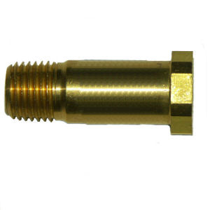 6013 Brass CGA-320 CO2 Stem - Left Hand 1/4 PT - 6013