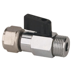 3/8 I.D. Brass Beer Shut Off - 8274