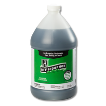 FOUR One Gallon jugs of B-T-F Iodophor Sanitizer - 5018