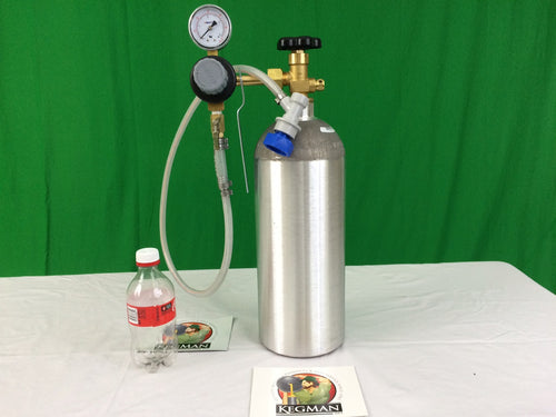 Soda Carbonating Bottling Kit, Single Regulator